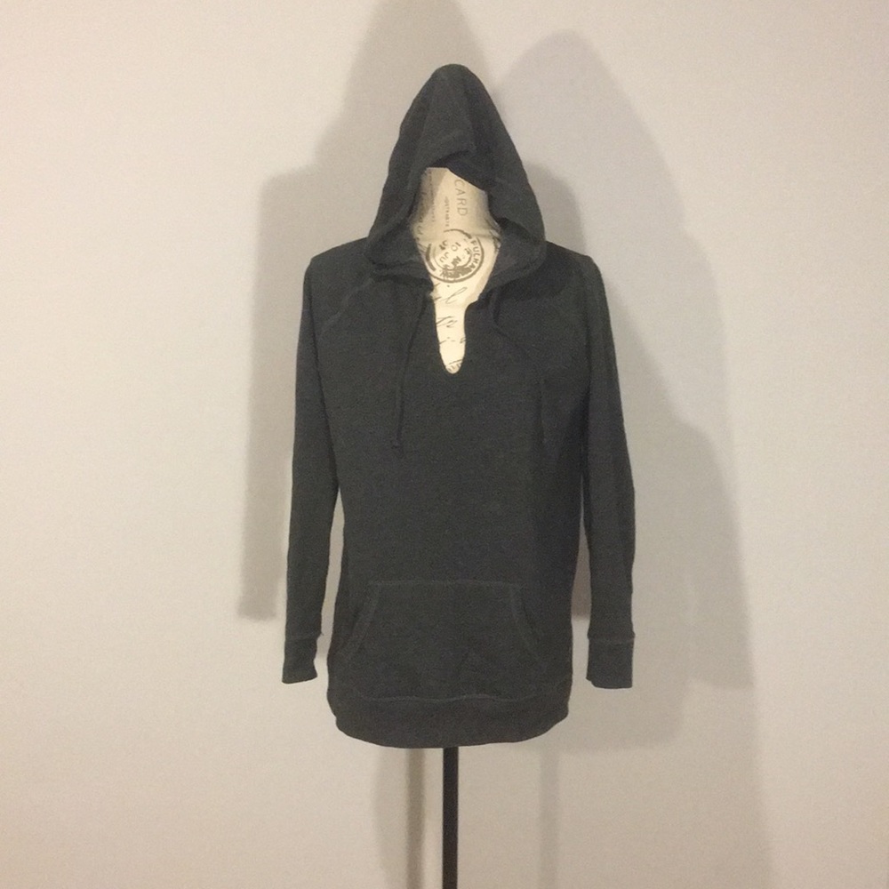 Victoria Secret Sweatshirt Hoodie--Gray and Pink